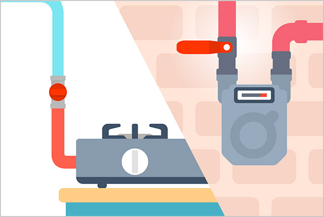 사용 후 밸브 잠금